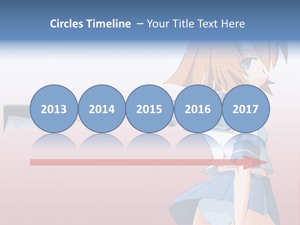 A Woman Holding A Knife In Her Hand PowerPoint Template