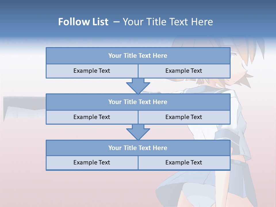 A Woman Holding A Knife In Her Hand PowerPoint Template