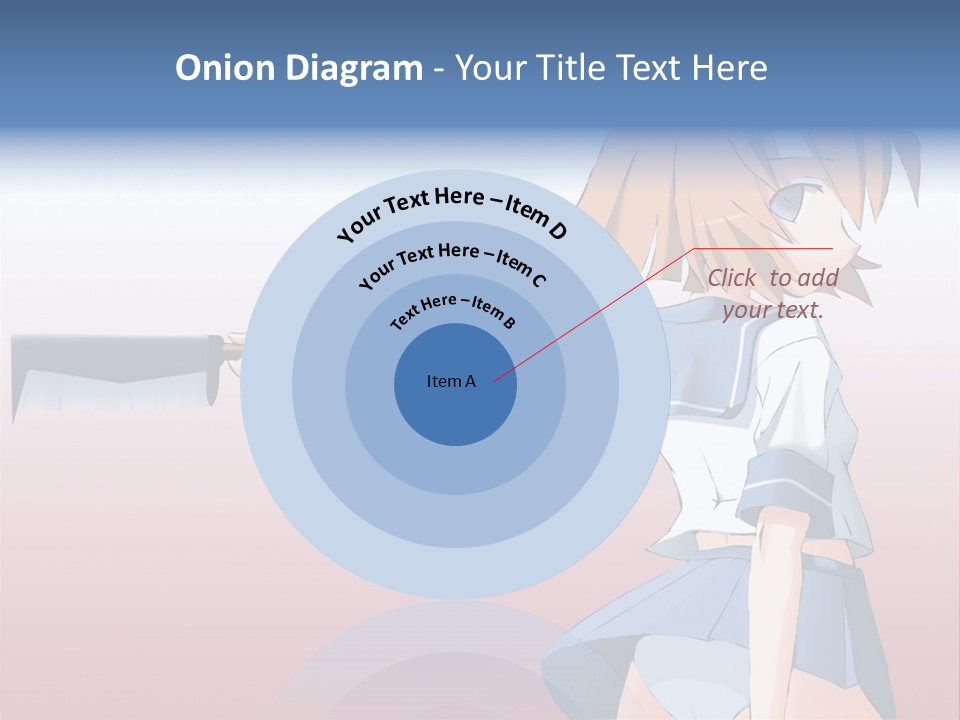 A Woman Holding A Knife In Her Hand PowerPoint Template