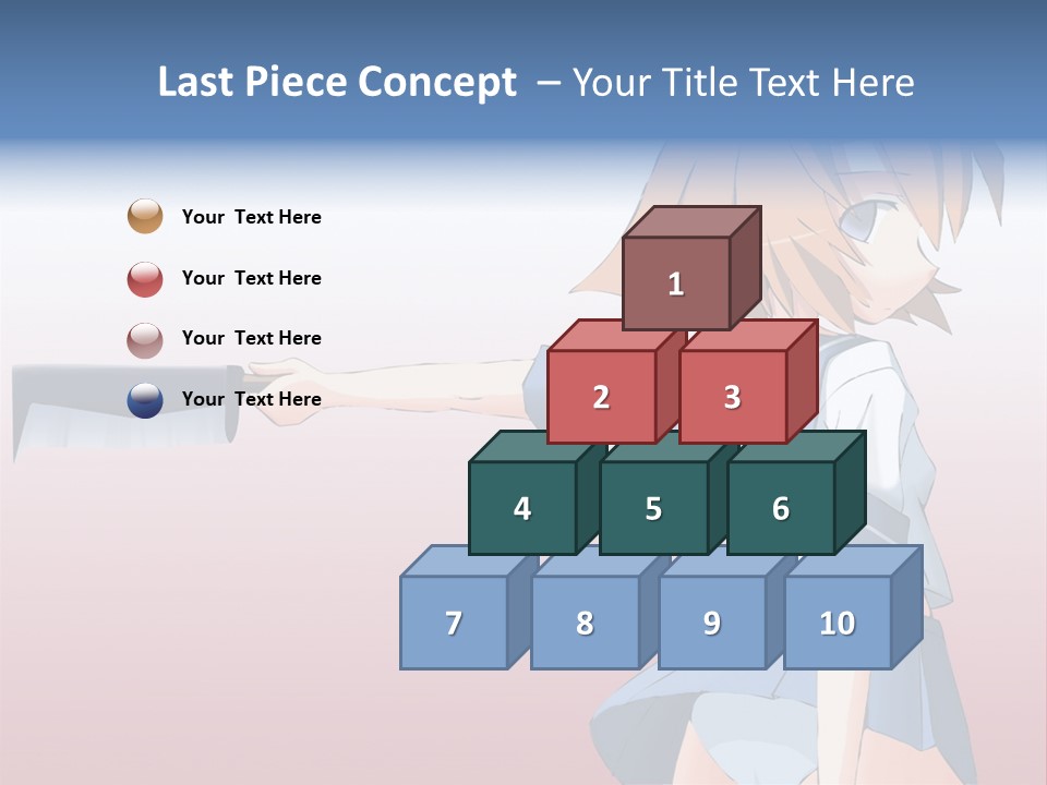 A Woman Holding A Knife In Her Hand PowerPoint Template