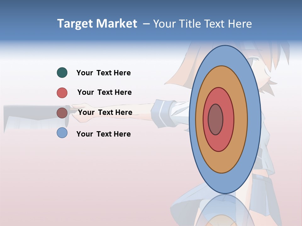 A Woman Holding A Knife In Her Hand PowerPoint Template