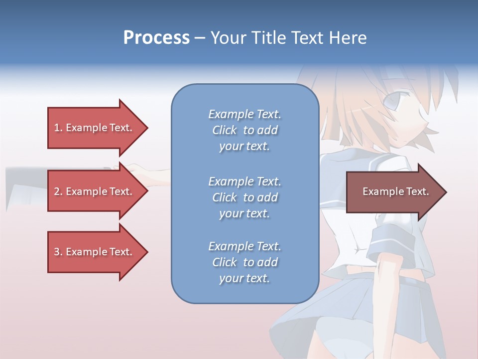 A Woman Holding A Knife In Her Hand PowerPoint Template
