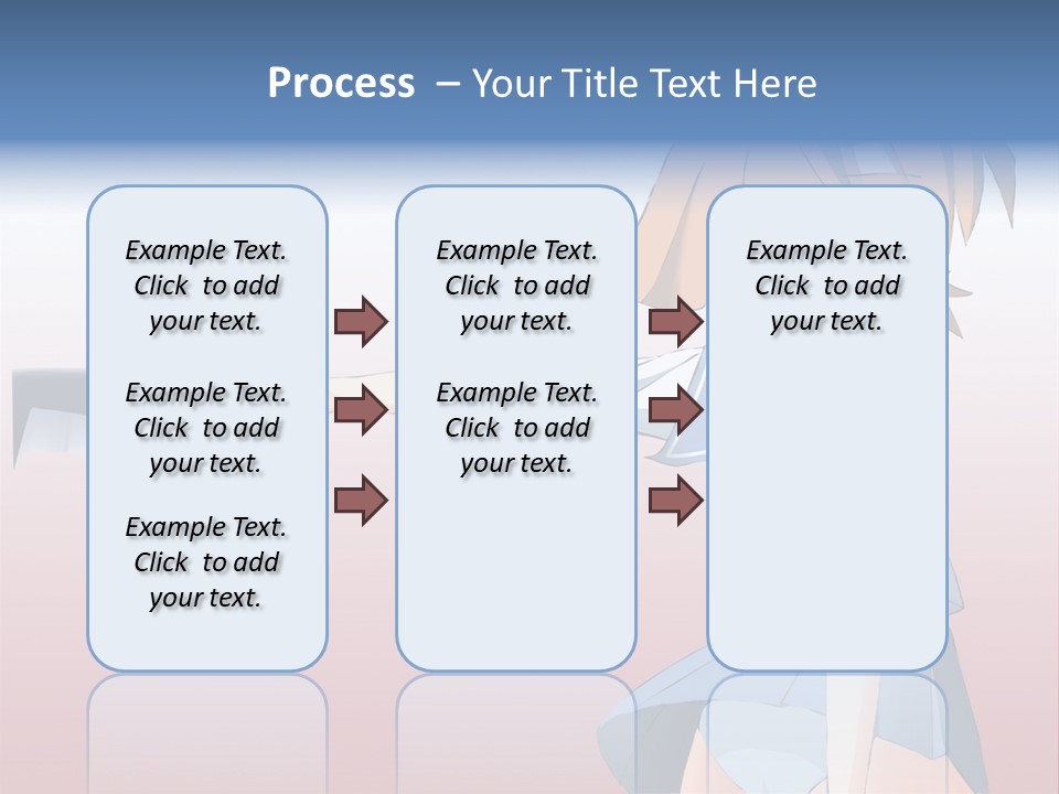 A Woman Holding A Knife In Her Hand PowerPoint Template