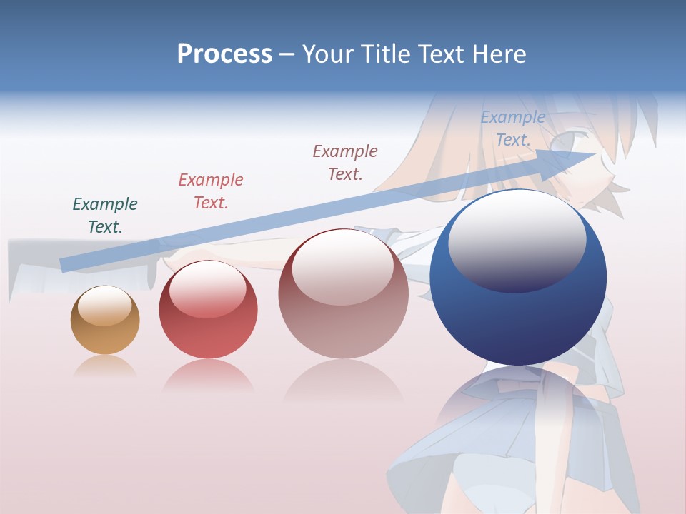 A Woman Holding A Knife In Her Hand PowerPoint Template