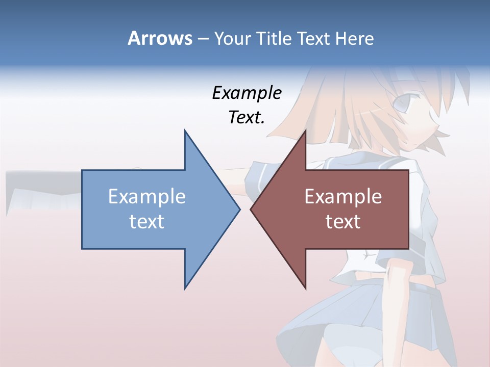 A Woman Holding A Knife In Her Hand PowerPoint Template