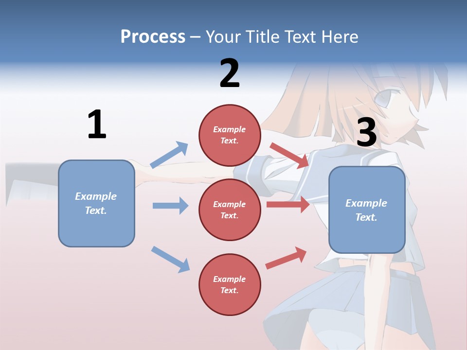 A Woman Holding A Knife In Her Hand PowerPoint Template