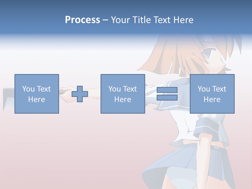 A Woman Holding A Knife In Her Hand PowerPoint Template