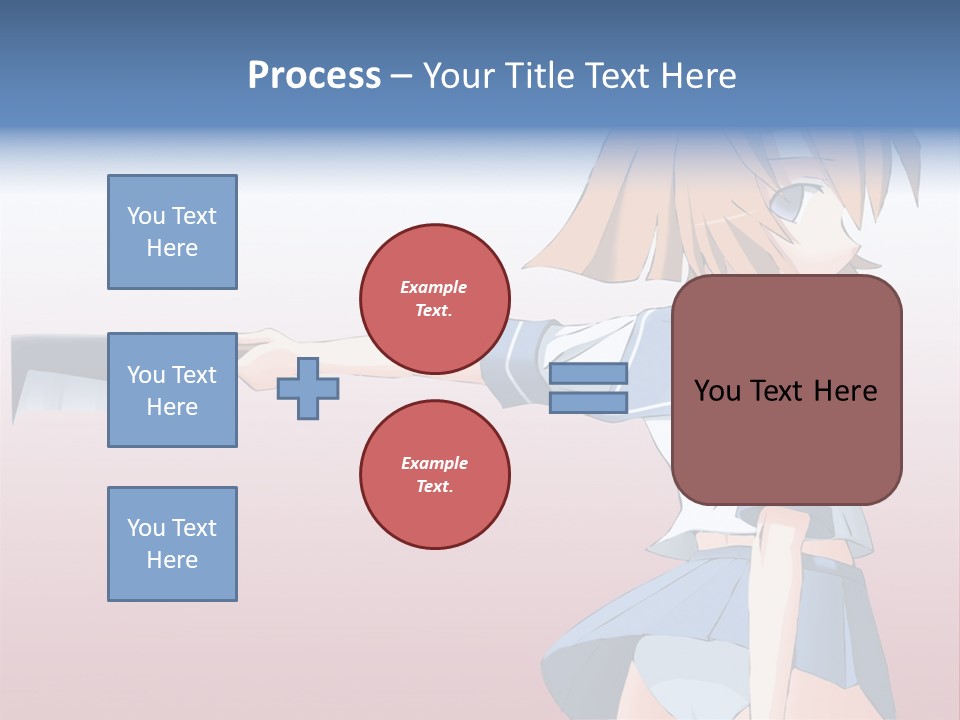A Woman Holding A Knife In Her Hand PowerPoint Template