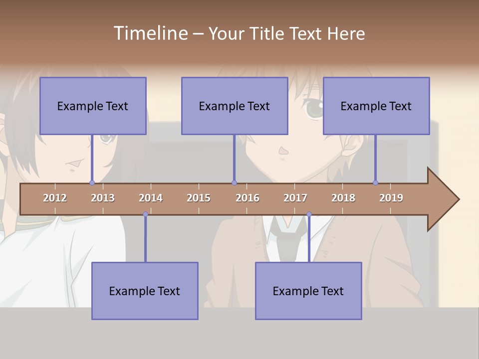 A Couple Of People Standing Next To Each Other PowerPoint Template