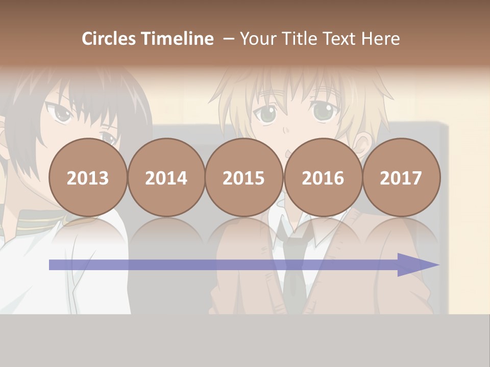 A Couple Of People Standing Next To Each Other PowerPoint Template