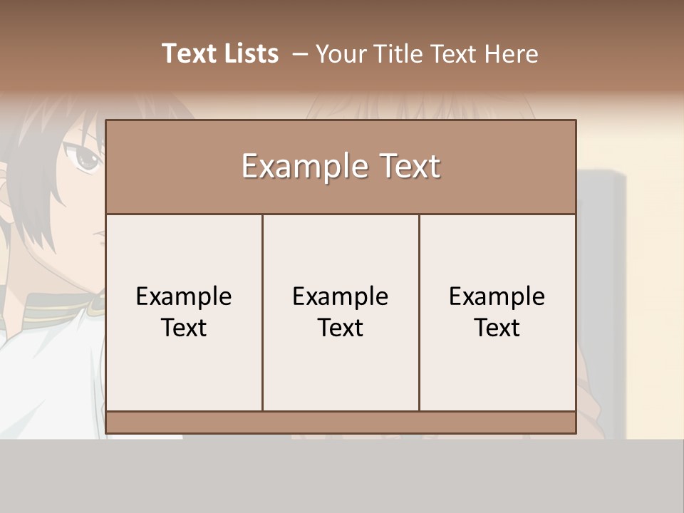A Couple Of People Standing Next To Each Other PowerPoint Template