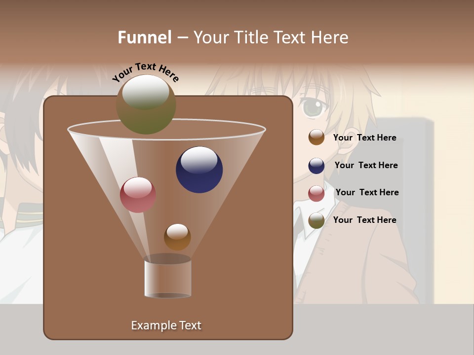 A Couple Of People Standing Next To Each Other PowerPoint Template