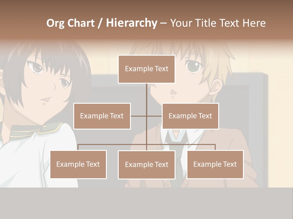 A Couple Of People Standing Next To Each Other PowerPoint Template