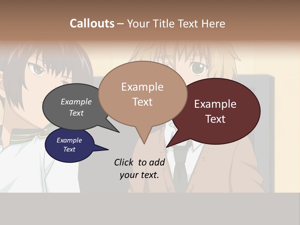 A Couple Of People Standing Next To Each Other PowerPoint Template