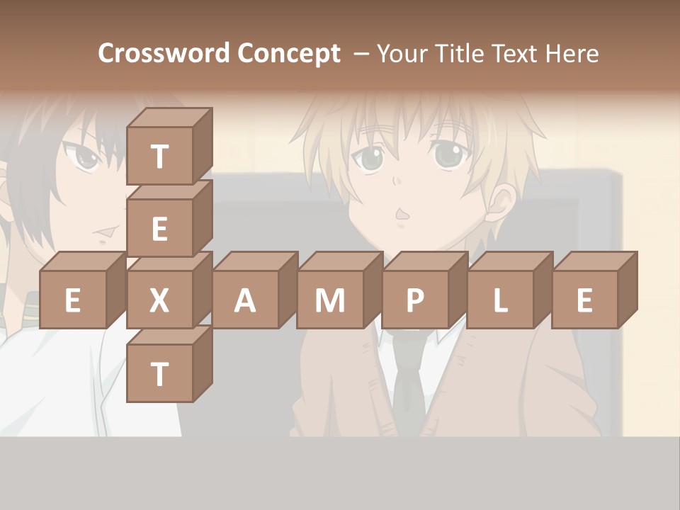 A Couple Of People Standing Next To Each Other PowerPoint Template