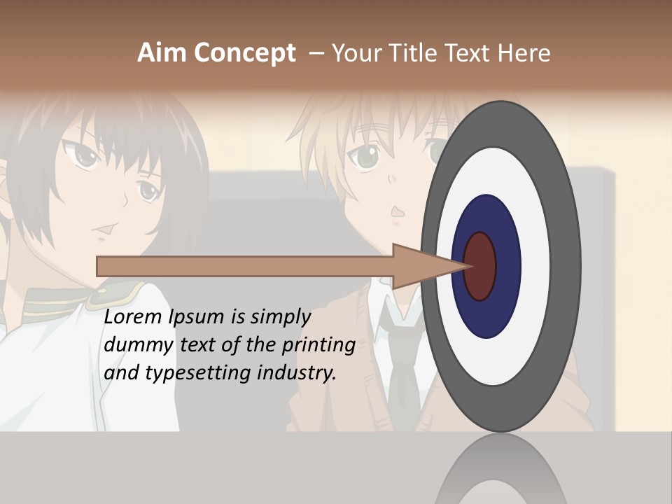 A Couple Of People Standing Next To Each Other PowerPoint Template