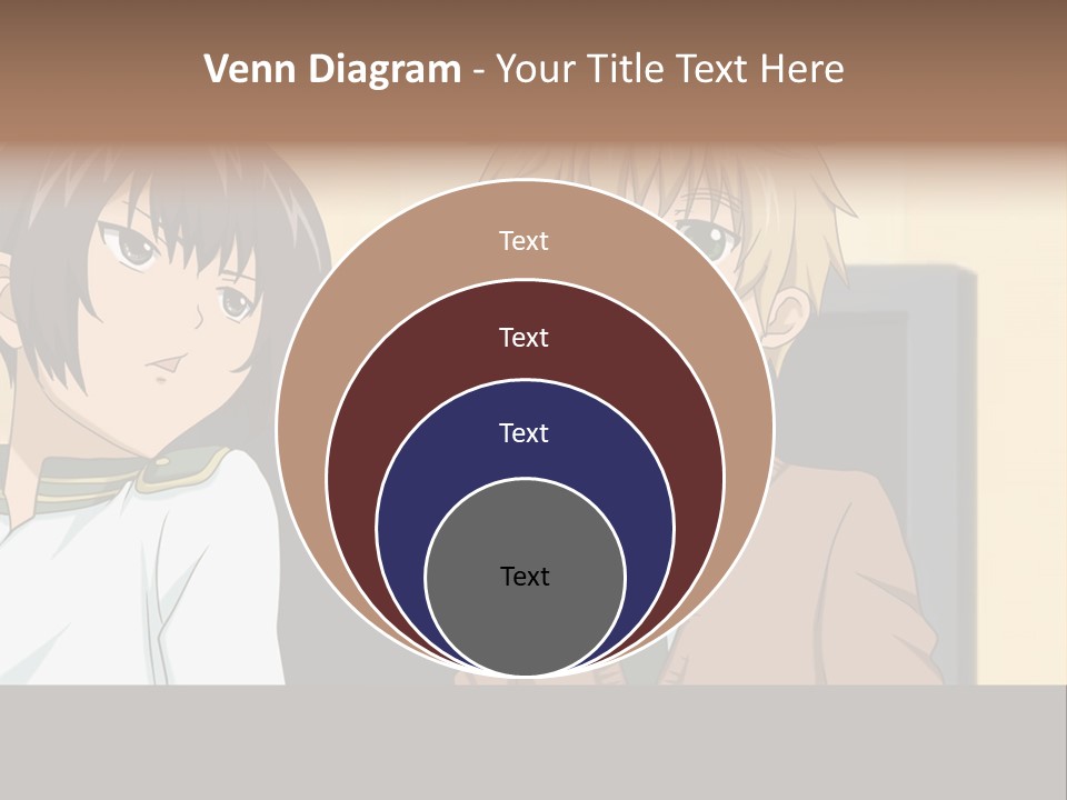A Couple Of People Standing Next To Each Other PowerPoint Template