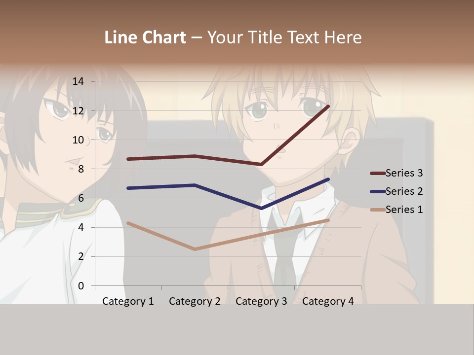 A Couple Of People Standing Next To Each Other PowerPoint Template