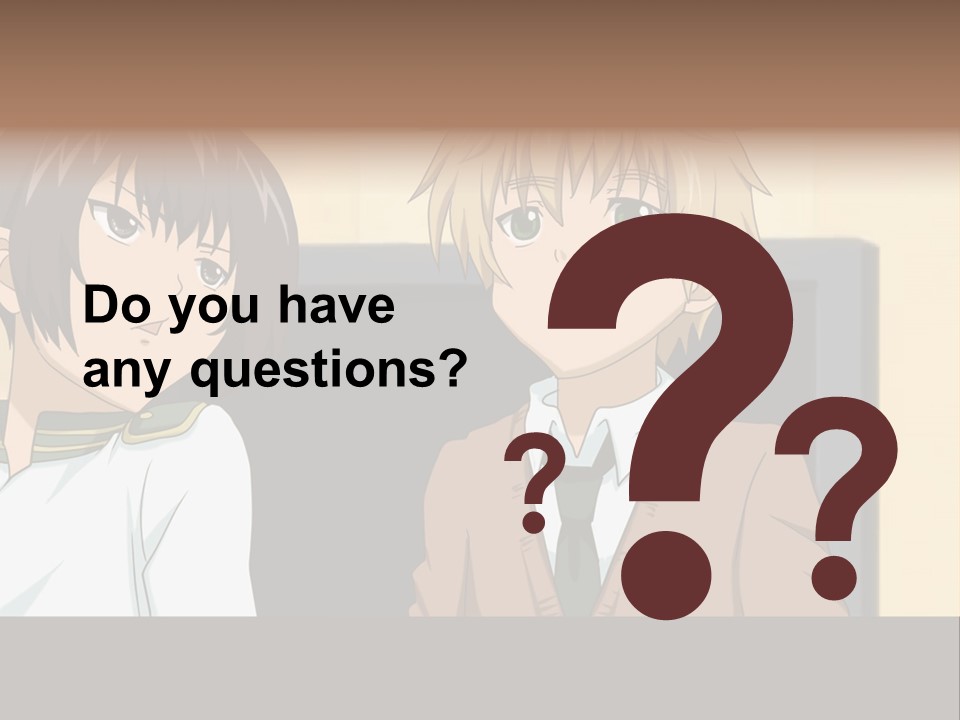 A Couple Of People Standing Next To Each Other PowerPoint Template