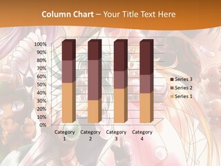 A Group Of Anime Characters With A Brown Background PowerPoint Template