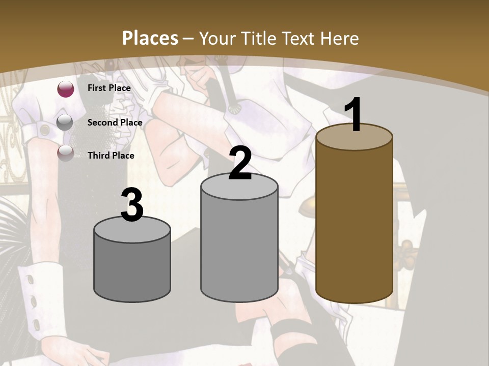 A Man And A Woman Sitting On A Chair In Front Of A Window PowerPoint Template