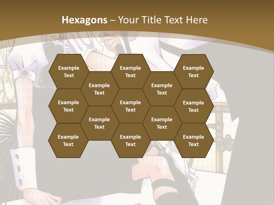 A Man And A Woman Sitting On A Chair In Front Of A Window PowerPoint Template