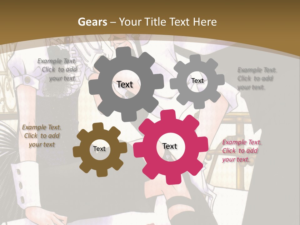 A Man And A Woman Sitting On A Chair In Front Of A Window PowerPoint Template