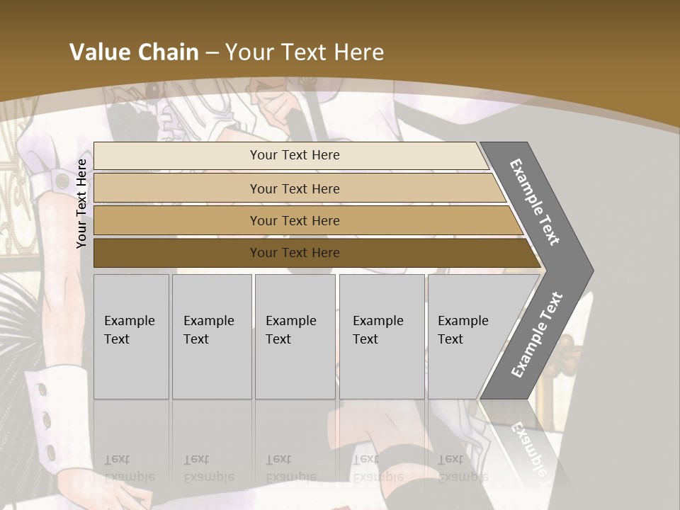 A Man And A Woman Sitting On A Chair In Front Of A Window PowerPoint Template