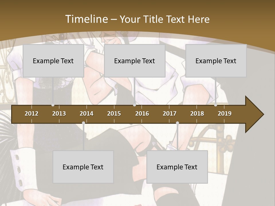 A Man And A Woman Sitting On A Chair In Front Of A Window PowerPoint Template