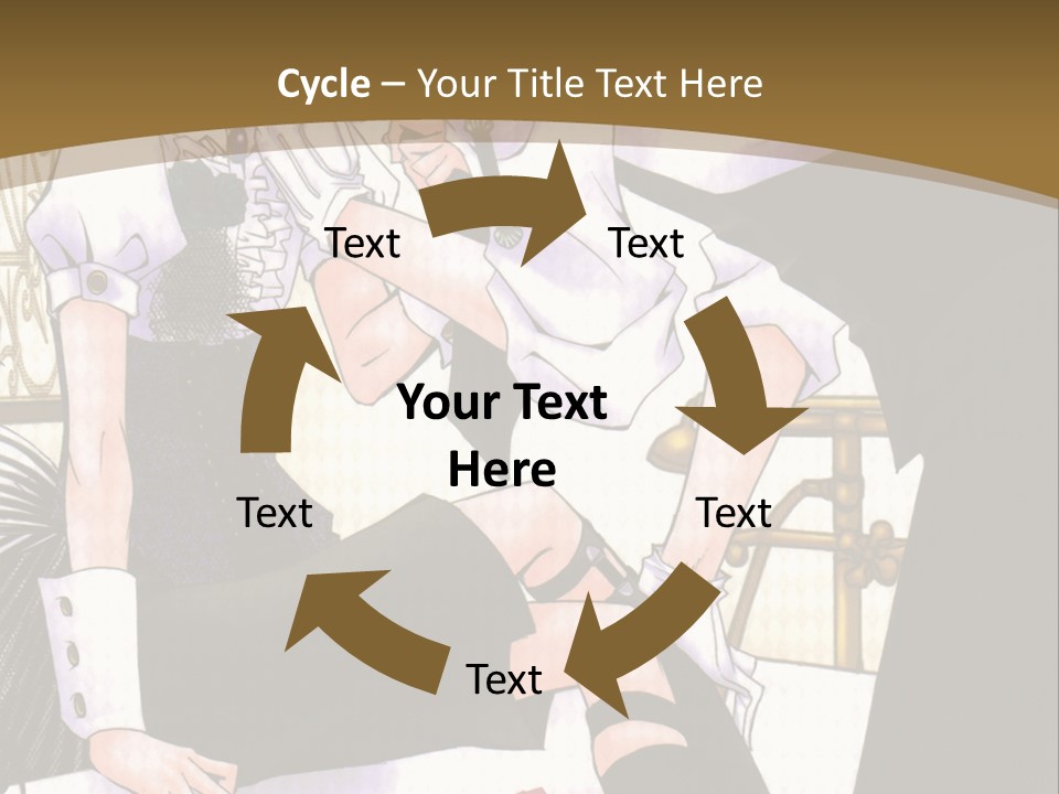 A Man And A Woman Sitting On A Chair In Front Of A Window PowerPoint Template