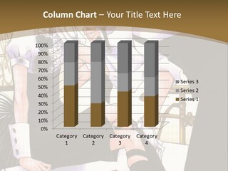 A Man And A Woman Sitting On A Chair In Front Of A Window PowerPoint Template