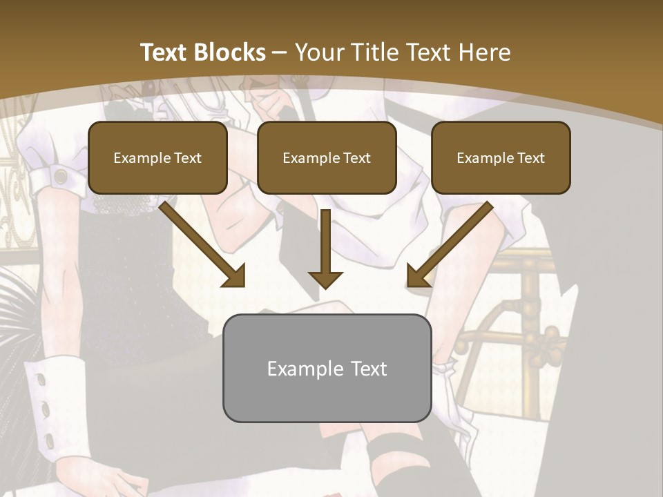 A Man And A Woman Sitting On A Chair In Front Of A Window PowerPoint Template
