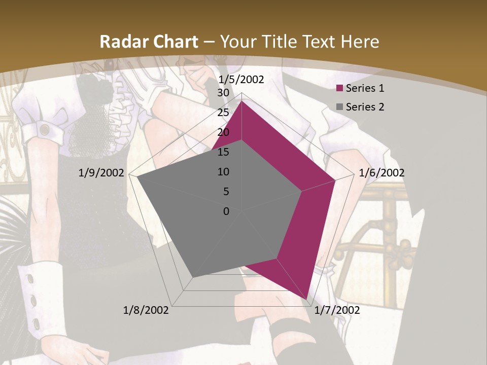 A Man And A Woman Sitting On A Chair In Front Of A Window PowerPoint Template