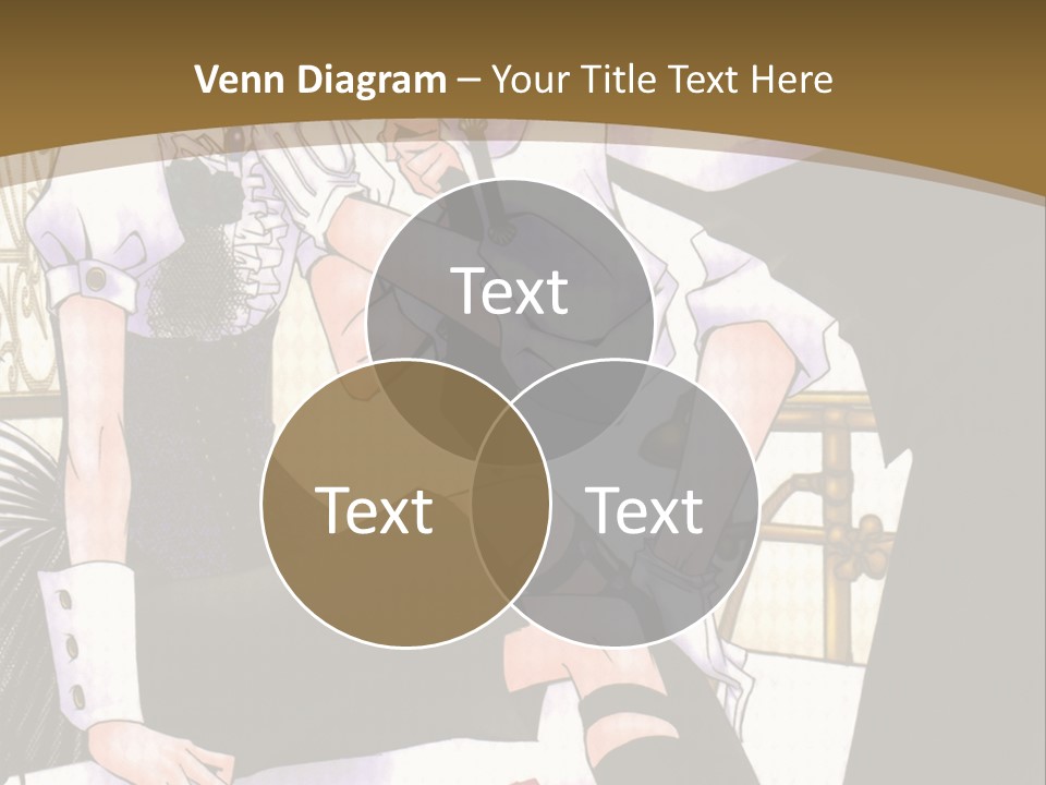 A Man And A Woman Sitting On A Chair In Front Of A Window PowerPoint Template