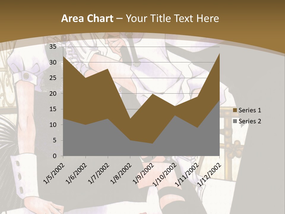 A Man And A Woman Sitting On A Chair In Front Of A Window PowerPoint Template