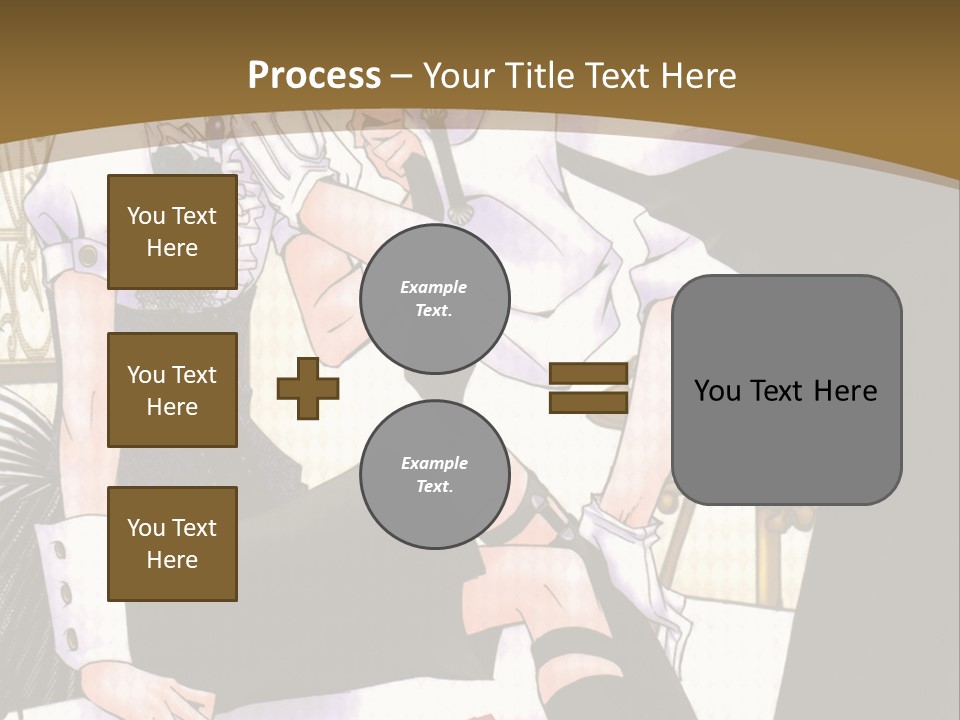 A Man And A Woman Sitting On A Chair In Front Of A Window PowerPoint Template