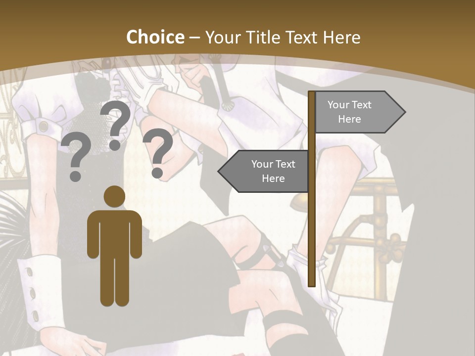 A Man And A Woman Sitting On A Chair In Front Of A Window PowerPoint Template