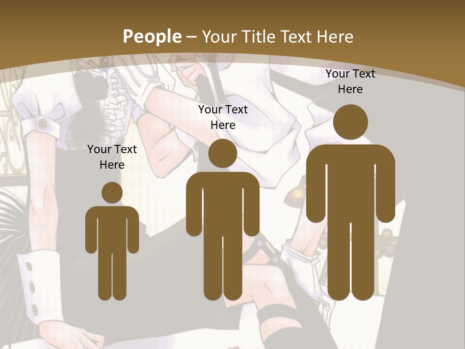 A Man And A Woman Sitting On A Chair In Front Of A Window PowerPoint Template