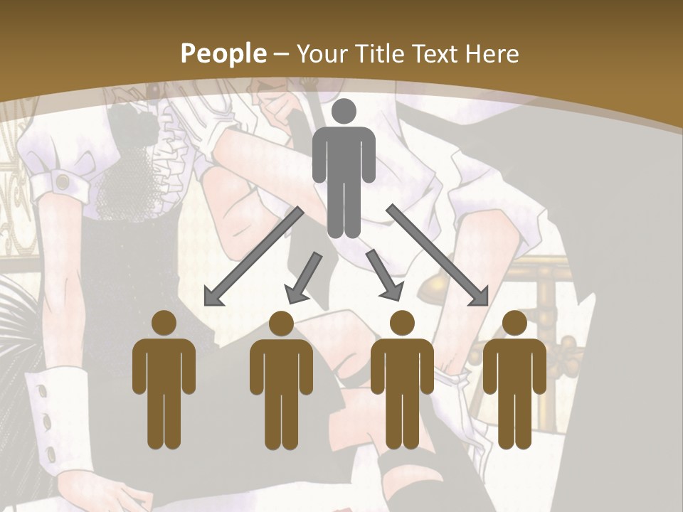 A Man And A Woman Sitting On A Chair In Front Of A Window PowerPoint Template