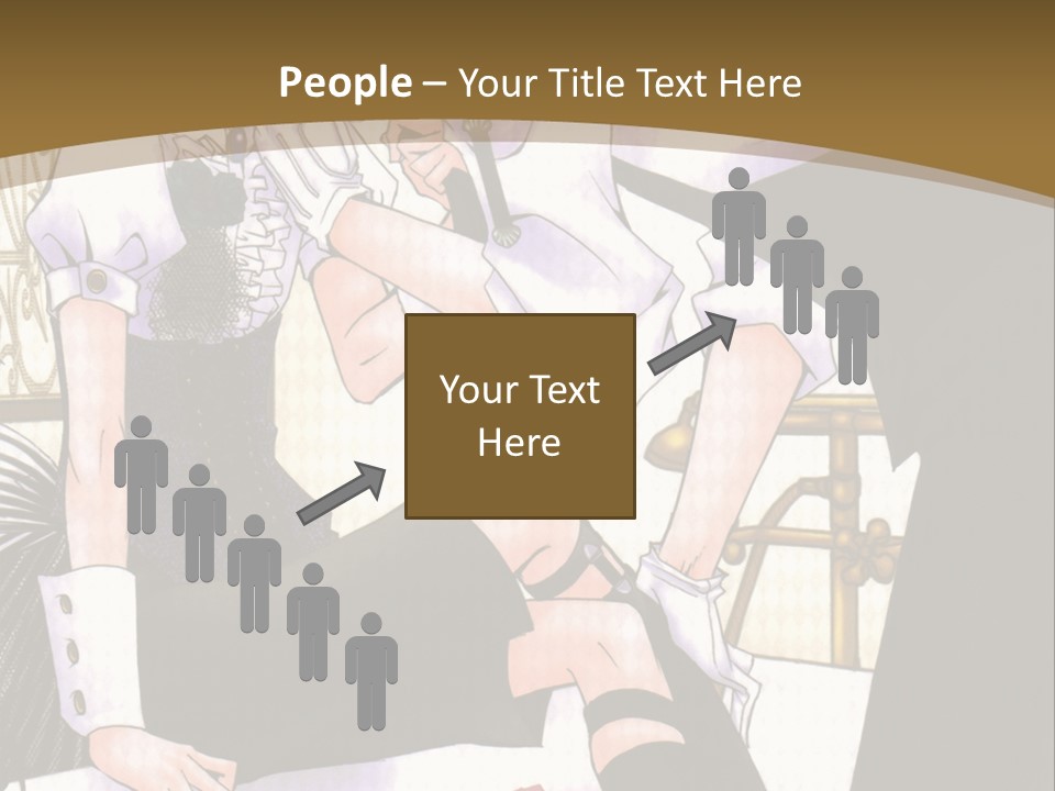 A Man And A Woman Sitting On A Chair In Front Of A Window PowerPoint Template