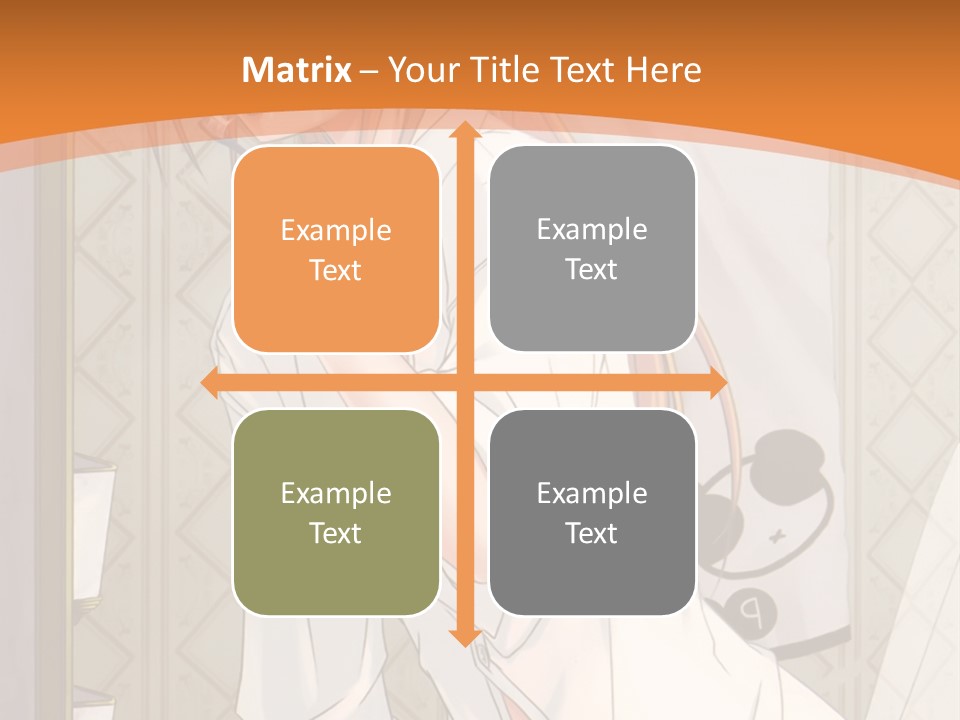 A Woman Brushing Her Teeth In A Bathroom PowerPoint Template