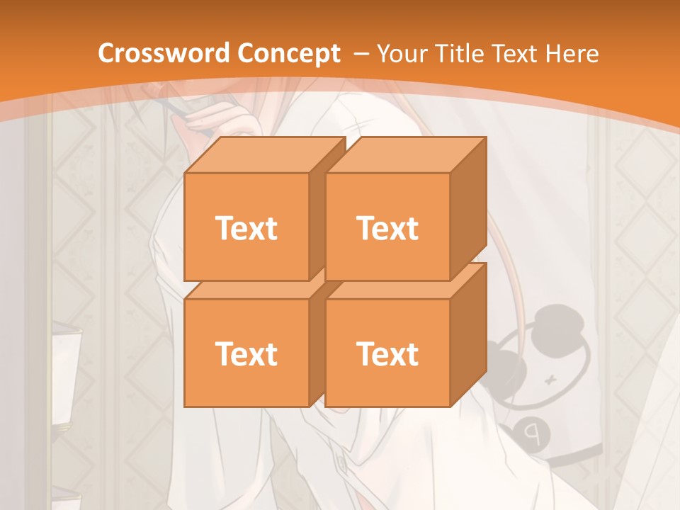 A Woman Brushing Her Teeth In A Bathroom PowerPoint Template