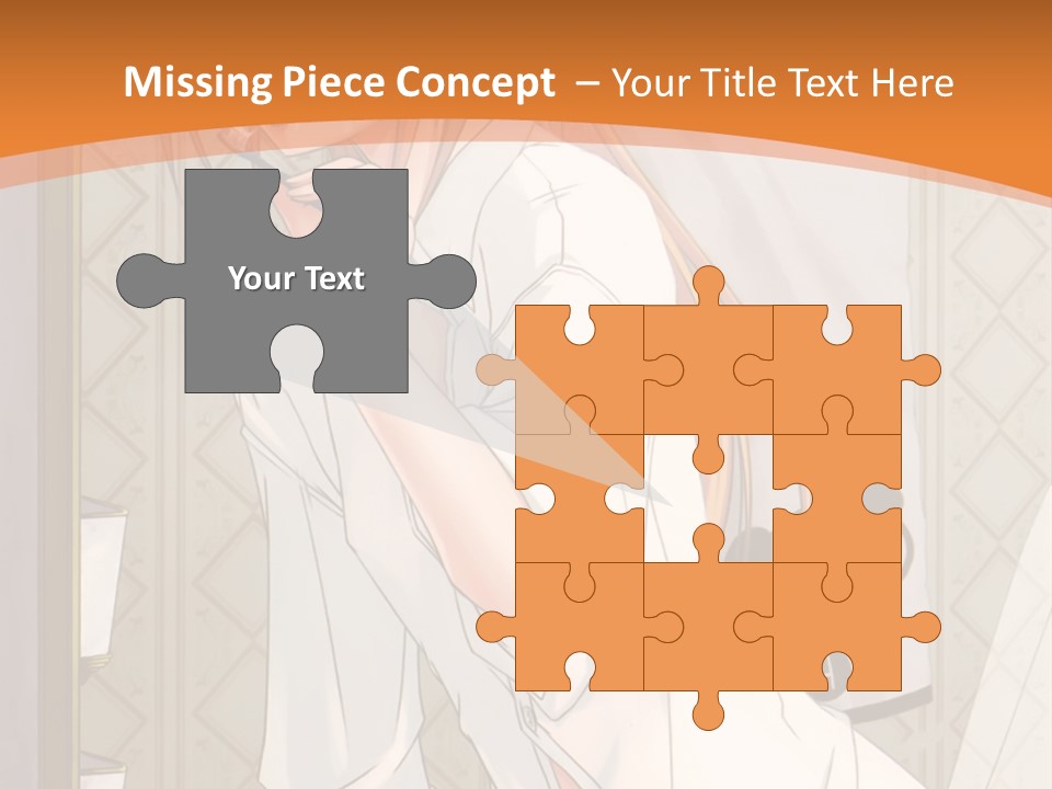 A Woman Brushing Her Teeth In A Bathroom PowerPoint Template