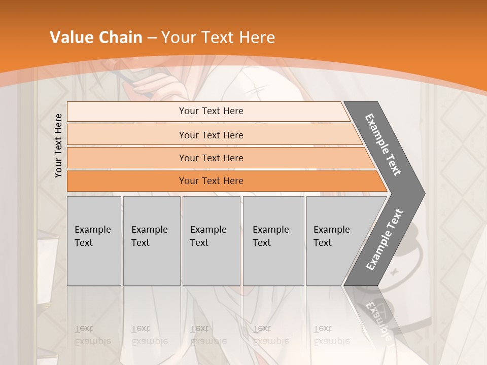 A Woman Brushing Her Teeth In A Bathroom PowerPoint Template