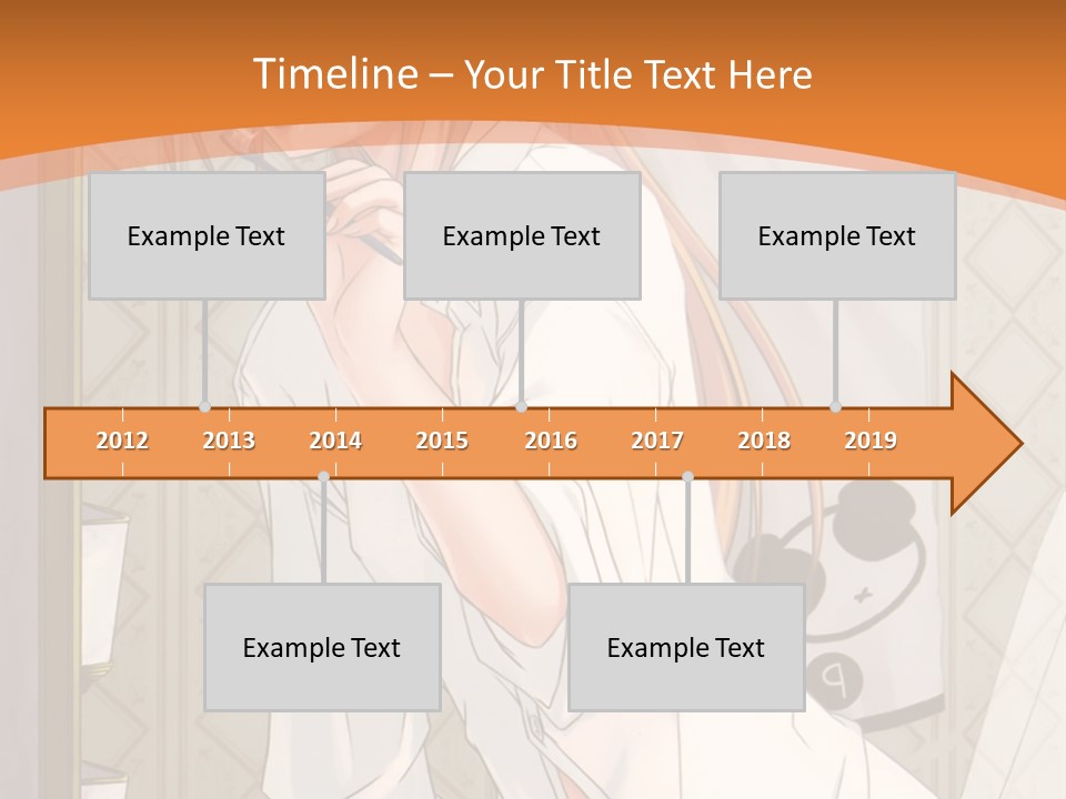 A Woman Brushing Her Teeth In A Bathroom PowerPoint Template