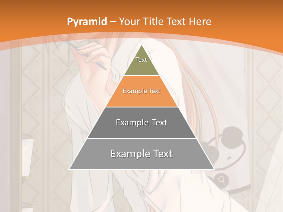 A Woman Brushing Her Teeth In A Bathroom PowerPoint Template