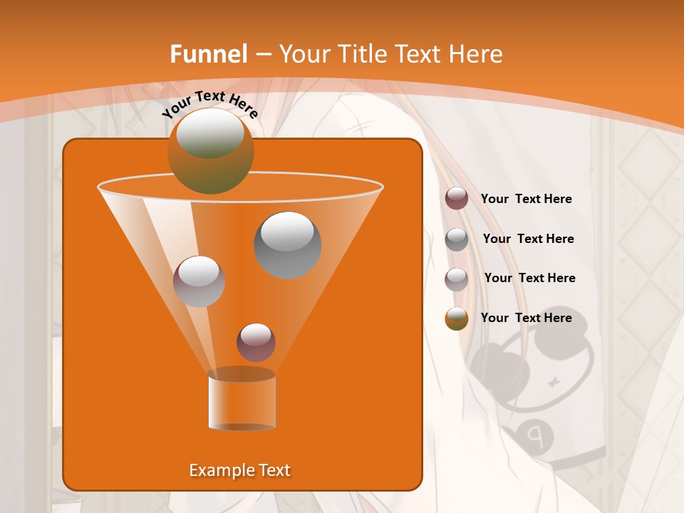 A Woman Brushing Her Teeth In A Bathroom PowerPoint Template