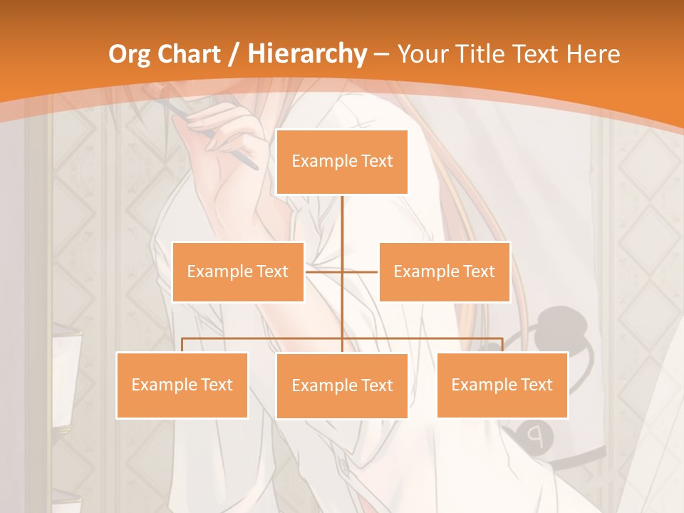 A Woman Brushing Her Teeth In A Bathroom PowerPoint Template