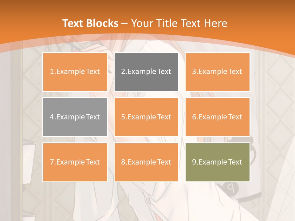 A Woman Brushing Her Teeth In A Bathroom PowerPoint Template