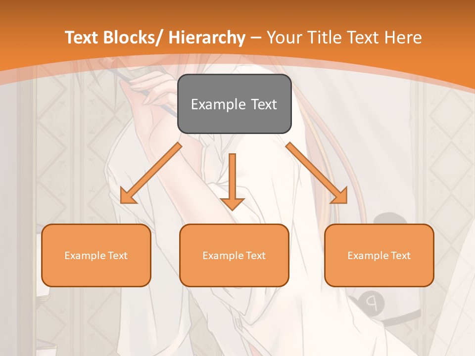 A Woman Brushing Her Teeth In A Bathroom PowerPoint Template